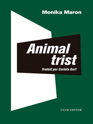 cover image of Animal trist
